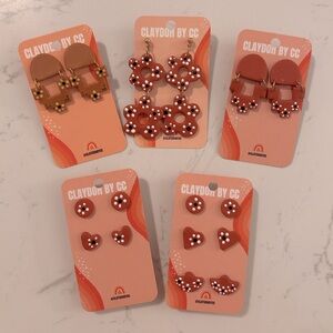 Handmade “Cazuelita de Barro” Clay Earrings | Lightweight & Unique